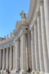 Bernini's colonnade in St. Peter's Square in the Vatican City