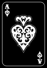 Ace of Spades in vintage style