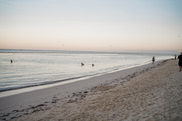 sunset at the beach