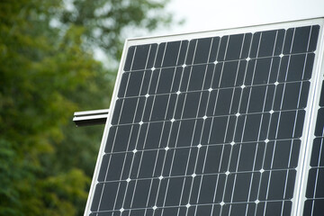 solar panels on the roof