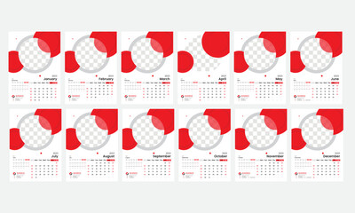 2023 Calendar Layout Print ready template