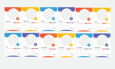 2023 Calendar Design Layout