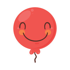red balloon helium emoticon