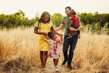 Family Walking Together