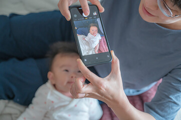 携帯電話で撮影