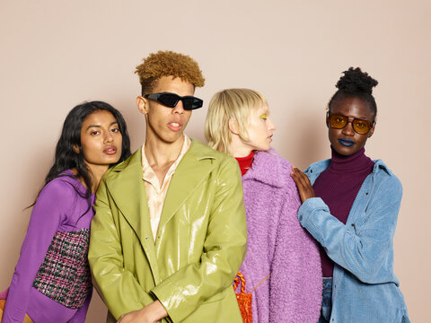 Cool group flash portrait