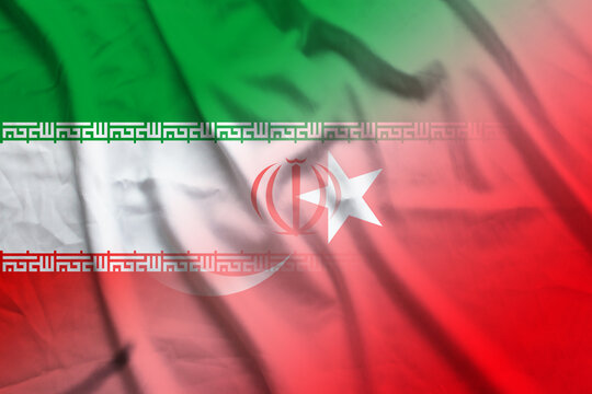 Iran And Turkey National Flag International Negotiation TUR IRN