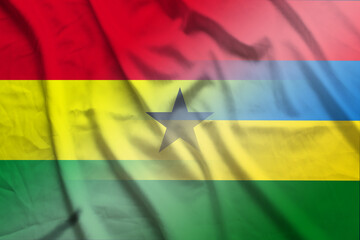 Ghana and Mauritius state flag international negotiation MUS GHA