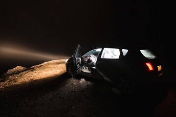 Car in the Darkness