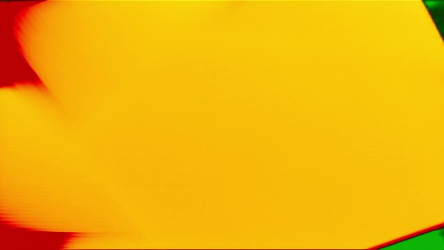 Abstract Background Loop Analog Vortex Red Yellow Strobo Feed