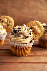 Chocolate Chip Cookie Cupcakes