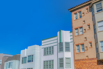 Adjacent residential buildings at San Francisco, CA