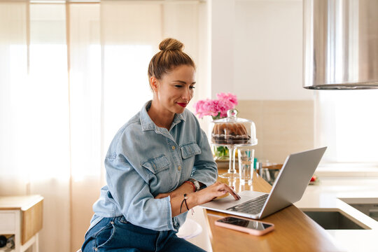 Woman Studying Online