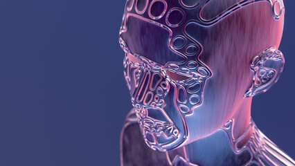 Abstract human head.