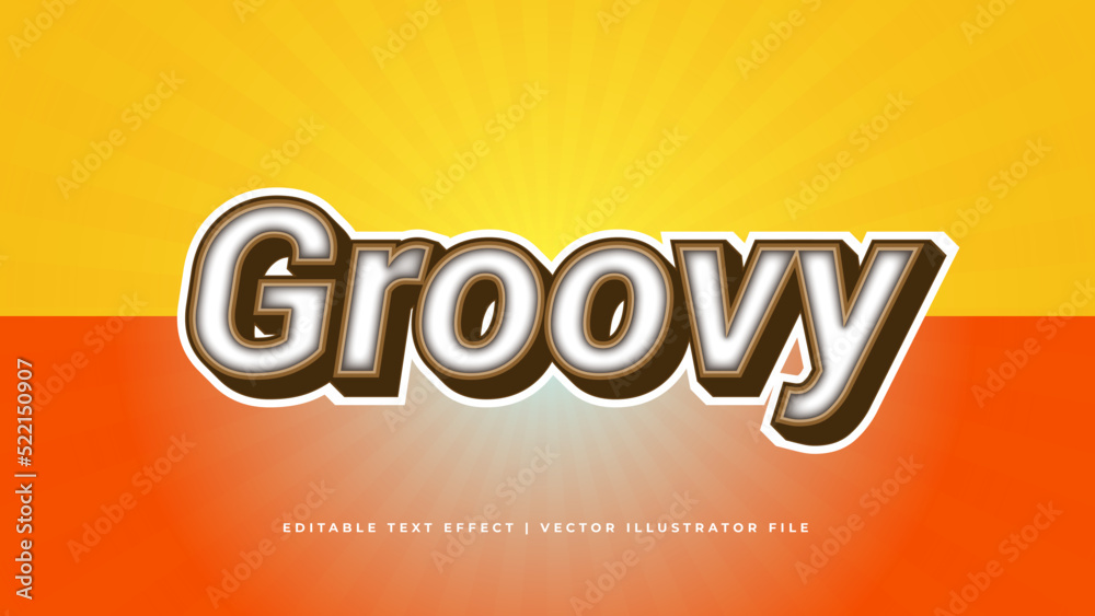 Poster retro classic editable text effect concept