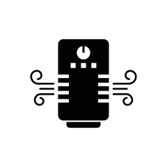 Air purifier icon in filled. Vector illustration. 