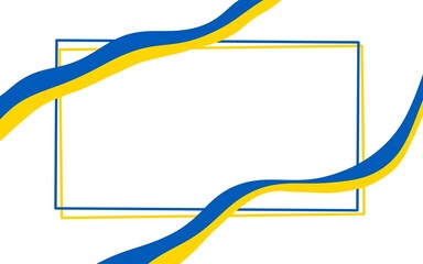 Ukrainian flag abstract background with white backdrop suitable for power point and wallpaper