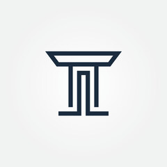 law. legal. firm. attorney logo design vector