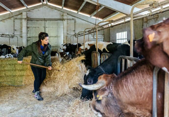 Young livestock farmer