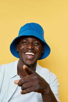 Yellow / blue Fashion Portrait
