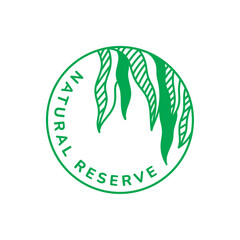 natural reserve label