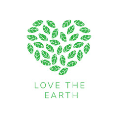 love the earth label
