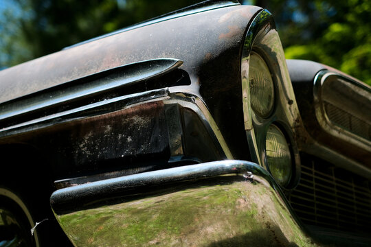 A 1950's vintage car 
