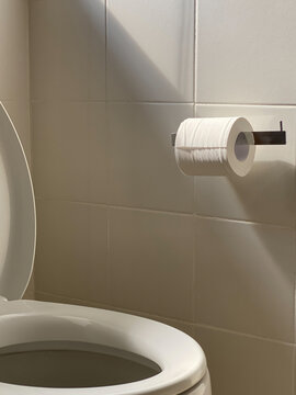 Toilet Paper Roll On Holder