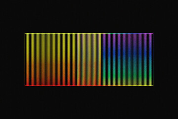 Rectangle made of lines