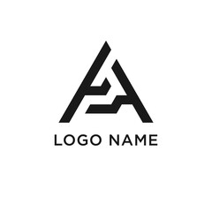 letter a logo unique logo
