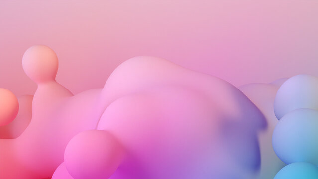 Bubbles Shape Composition