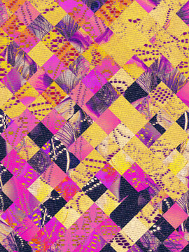 Mosaic, pixel, pattern, organic