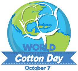 World Cotton Day Banner Template
