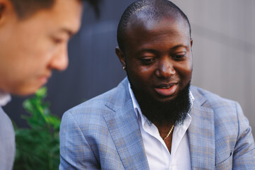 Portrait of disappointed businessman