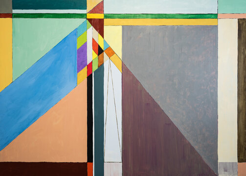 One of a series of related paintings; each evolving from the previous.