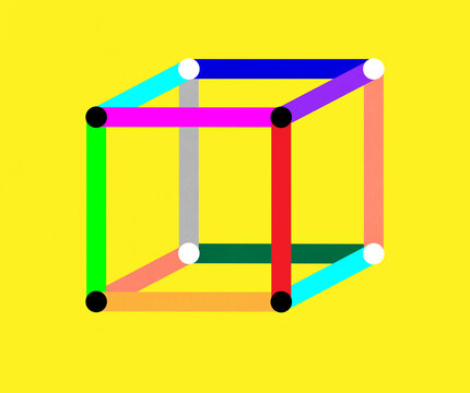 Colorful Geometric Cube
