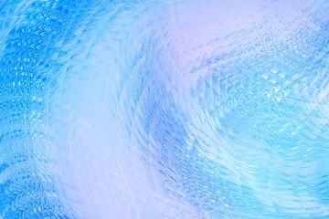 キラキラ輝く光のウェーブの背景 ブルー 夏 水