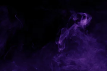 Crédence de cuisine en verre imprimé Fumée Purple smoke