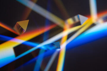 Prisms and lighting effects.