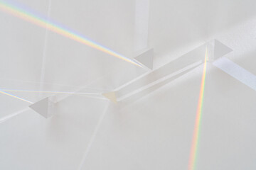 Prisms and lighting effects.