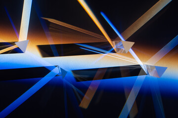 Prisms and lighting effects.