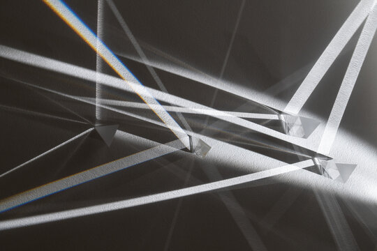 Prisms and lighting effects.