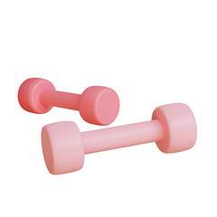 3d dumbbell illustration object