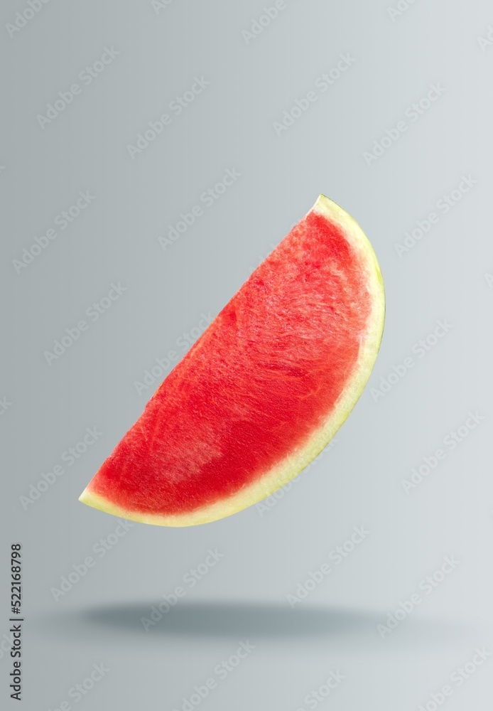 Wall mural fresh ripe red sweet raw watermelon