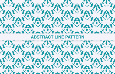 flat ornament line pattern design