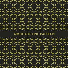 flat ornament line pattern design