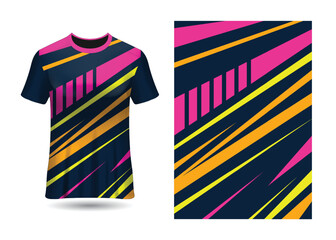 T-shirt sports abstract texture design jersey for racing soccer gaming motocross cycling vector