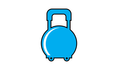 travel cute suitcase logo