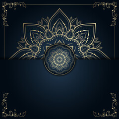 Circle flower of mandala with floral ornament pattern,Vector mandala relaxation patterns unique design with nature style, Hand drawn pattern,Mandala template for page decoration cards, book, logos