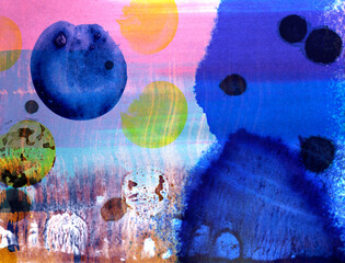 Surreal Mystical Trippy Landscape